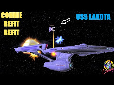 Connie Refit Refit Squares up To The LAKOTA! - Star Trek Ship Battles - Bridge Commander