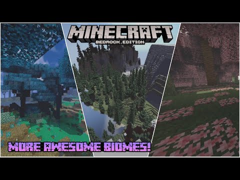 Best Addons to Add more Biomes in your MCPE World! Top 5 World Generation Addons for MCPE | 1.16+