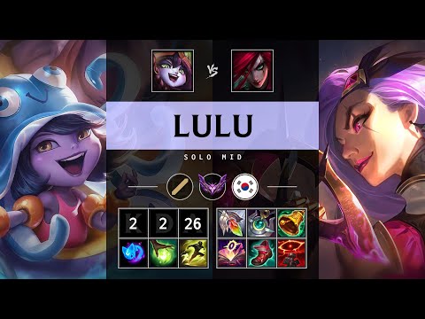 Lulu Mid vs Katarina - KR Master Patch 25.S1.1