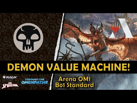 TINYBONES IS EVIL 💀 Mono Black Demon Deck MTGA Gameplay #mtgarena