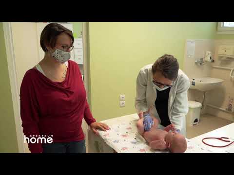 Sírós első orvosi vizsgálat - hogyan vizsgálják a babát?