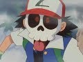 Pokemon Short Clip Ash Wearing Ghost Mask To Scare Brock And Misty
