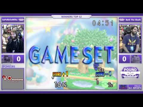 *Pound* 2016 - Top 32 Winners - SuPeRbOoMfAn (Captain Falcon) vs. BarkSanchez (Pikachu)