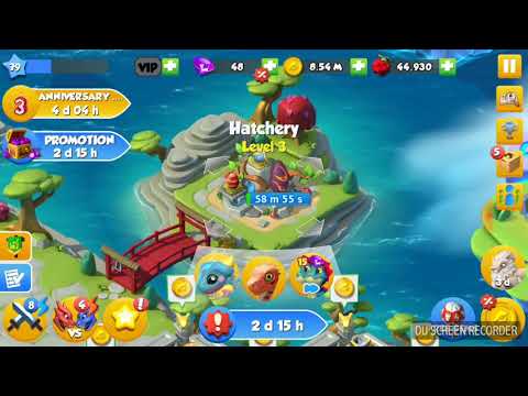 Dragon mania legends marshmallow dragon hatching!l
