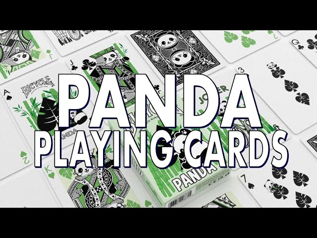 Vídeo relacionado con Bicycle Panda Baraja de Cartas de dedicada a los Osos Panda 1 baraja