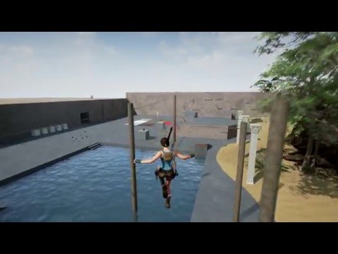 Tomb Raider The Dagger Of Xian test Pole Climbing