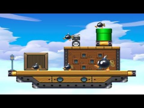 ボム兵を積んだ飛行船 (bomber airship) by CWU-01P ~ WORLD RECORD! - SUPER MARIO MAKER - NO COMMENTARY 1bd