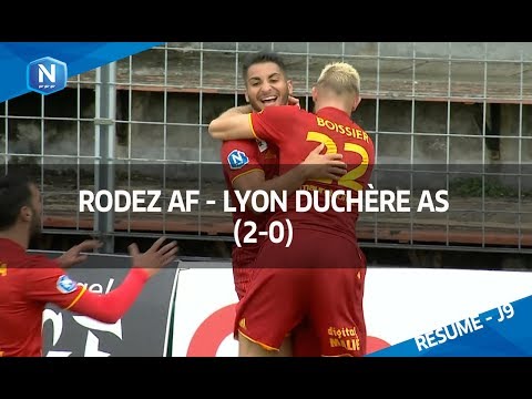 J9 : Rodez AF - Lyon Duchère AS (2-0), le résumé