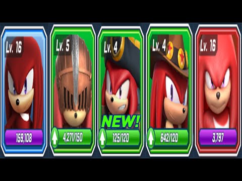 Sonic Forces All Five Knuckles Characters - Knuckles the Dread New Character Android Gameplay 3D Run