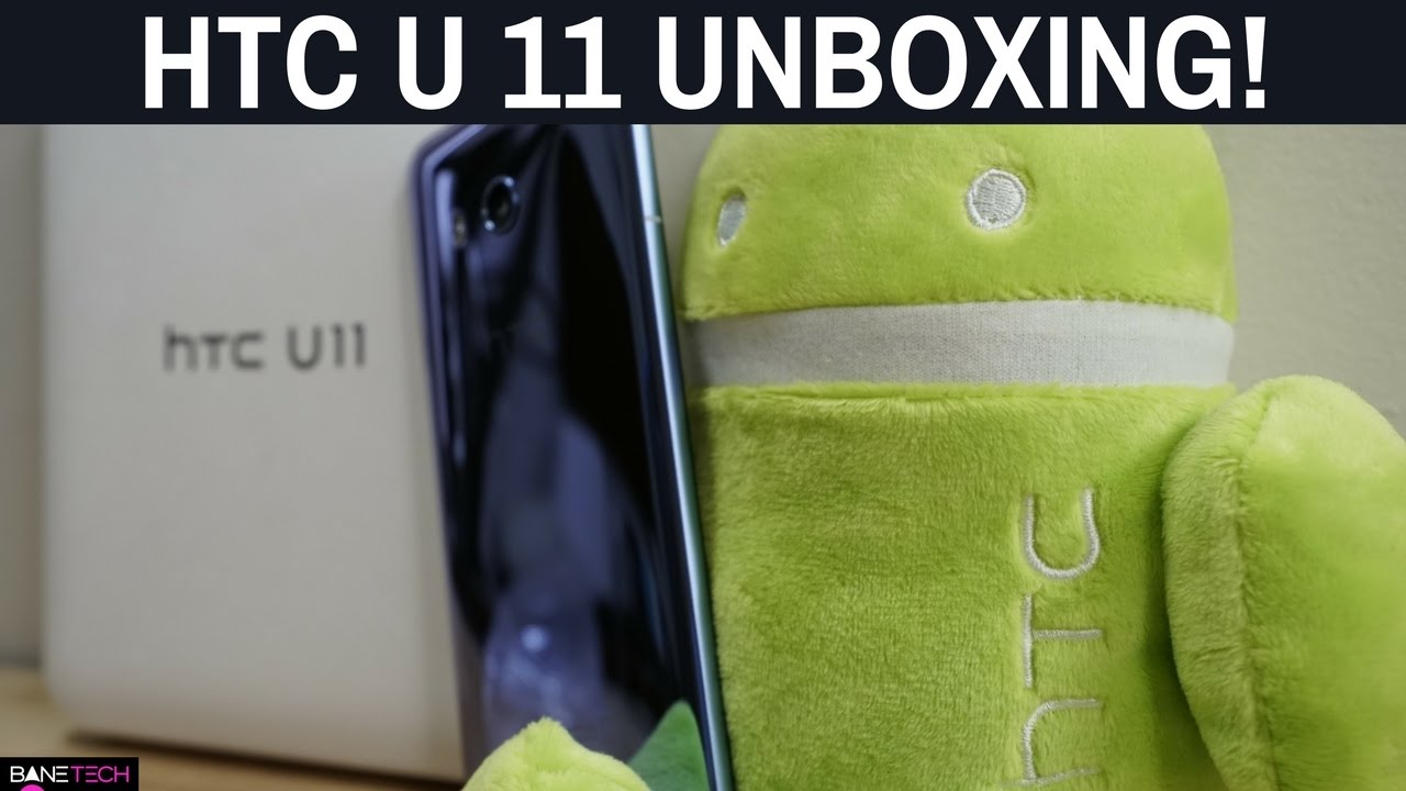 HTC U11 Amazing Silver Unboxing! Beautiful Phone!