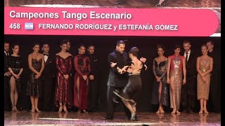 Video thumbnail for Baile de Campeones Escenario, Mundial de Tango 2019, Fernando Rodriguez, Estefania Gomez