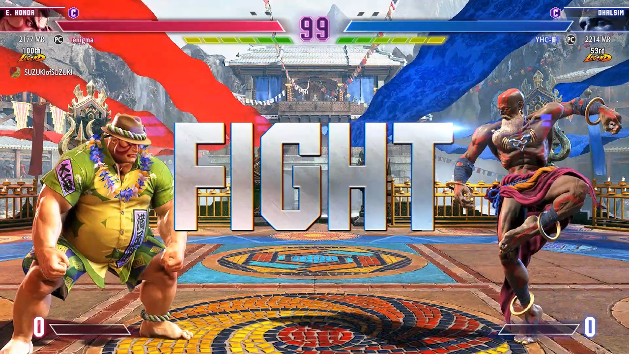 Street Fighter 6 🔥 ENIGMA (#2 Ranked Honda) Vs YHC MOCHI (#2 Ranked Dhalsim)🔥SF6 High Level Matches!