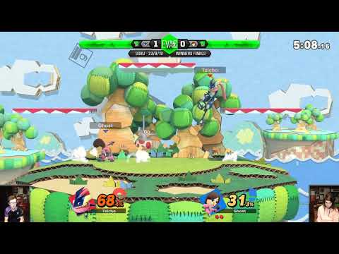EVAC 23/8/19 - SSBU - DF | Taicho (Greninja) vs Kanga | Ghost (Mii Brawler) - Winners Finals