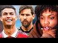 Messi vs Ronaldo.. Noob Learns Who Is Better ⚽️