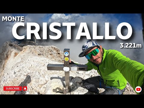MONTE CRISTALLO 3.221m ⛰ Via Normale - Un vero e proprio CAPOLAVORO sulle Dolomiti