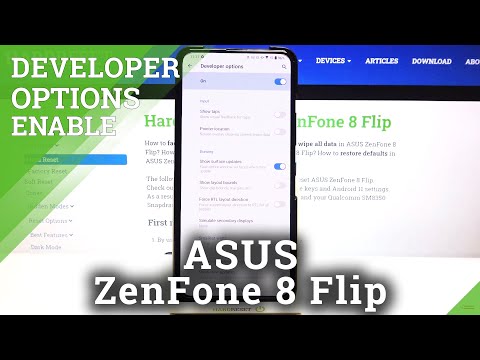Developer Options in ASUS ZenFone 8 Flip – How to Enable USB Debugging & OEM Unlock
