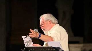 Peter Sinfield reading &#39;Closer to Believing&#39; at Genoa Poetry Festival