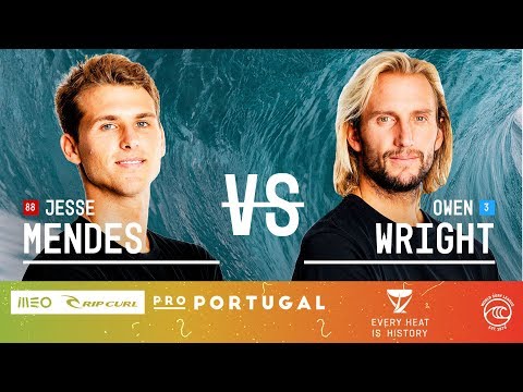 Owen Wright vs. Jesse Mendes - Round of 32, Heat 12 - MEO Rip Curl Pro Portugal 2019