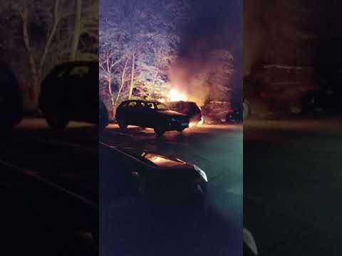 pożar aut augustów przewięź