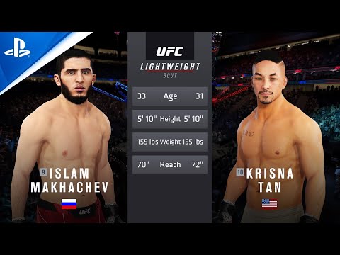 Islam Makhachev vs Krisna Tan - UFC 5 Lose by TKO | FIGHT NIGHT