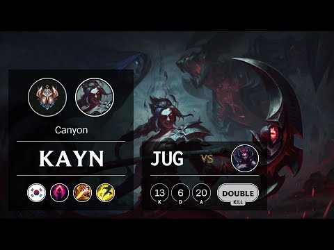 Kayn Jungle vs Elise - KR Challenger Patch 9.11