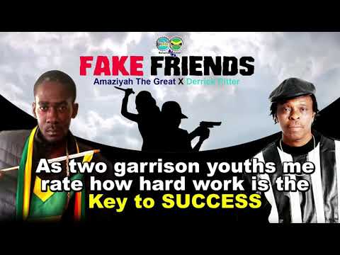 Amaziyah The Great x Derrick Pitter - Fake Friends [Official Lyric Video]