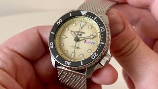 Seiko 5 Sports Beige Dial [5KX] SRPD67K1 - Watch Review