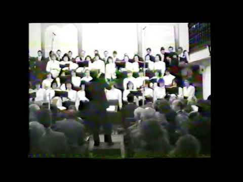 Cântare Corală "Lăudați pe Domnul" dirijor Liviu Barbu - Corul Labirint - iunie 1990