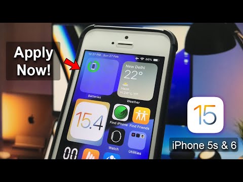 How to Apply iOS15 Widgets on iPhone 5s & 6 on ios12