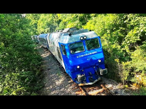 Diverse trenuri de călători în Defileul Crișului Repede-România-Bihor-Munții Apuseni-28.06.2020