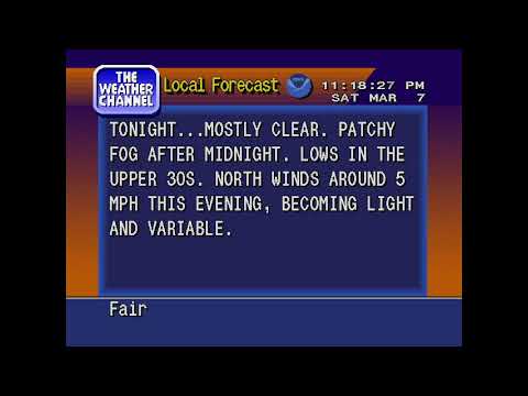 Tulsa, Oklahoma | Simulated WeatherSTAR 4000