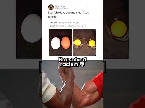 Bro ended racism 🤝