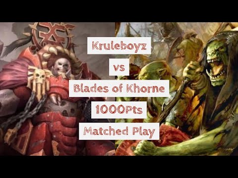 Warhammer Age of Sigmar 3rd Edition Battle Report: Kruleboyz Vs Blades of Khorne 1000pt Matched Play