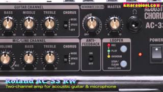 Video thumbnail for Roland AC-33RW +++ Kitarablogi.com by Kitarablogi