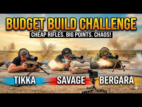 Budget Precision Rifle Challenge: Savage vs Bergara vs Tikka