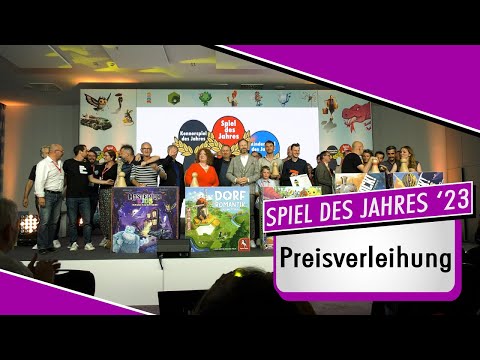 SPIEL DES JAHRES 2023 - Preisverleihung Bericht - Berlin - Spiel doch mal!