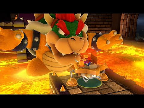 Mario Party 10 Bowser Party #408 Mario, Donkey Kong, Wario, Daisy Chaos Castle Master Difficulty