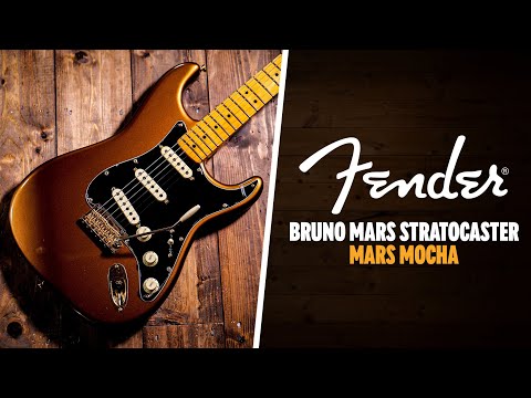Fender Bruno Mars Stratocaster - Maple - Mars Mocha image 12