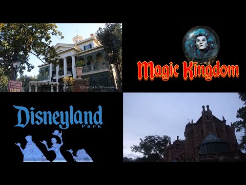 The Haunted Mansion Comparison (Disneyland vs Magic Kingdom) | Disney 100