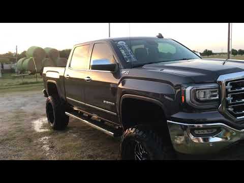 8 INCH BDS SUSPENSION 2016 GMC SIERRA 1500 HOSTILE JIGSAW 22x12 AMP MUD TERRAIN ATACK 325 50 22