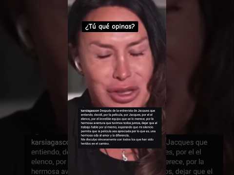 Karla Sofía Gascón reacciona a su nominación al Óscar a mejor actriz por 'Emilia Pérez' #shorts