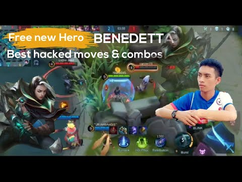 NEW FREE HERO BENEDETTA GAMEPLAY//MOBILE LEGENDS BANG BANG ✔️☑️