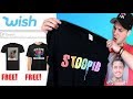 I Bought EVERY FREE Rapper Merch Off WISH!! 6IX9INE, LIL XAN,  LIL PUMP ETC