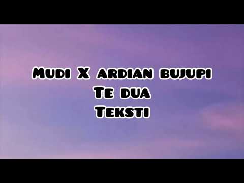 Mudi X Ardian Bujupi Te Dua Teksti