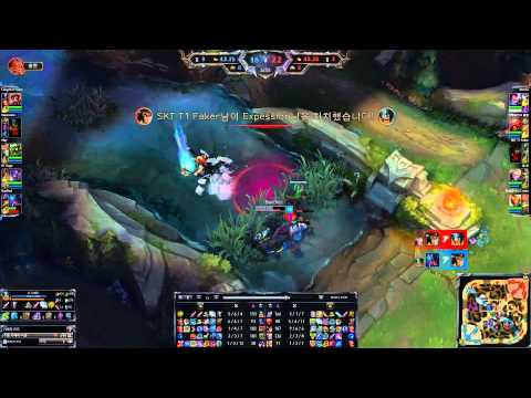 SKT T1 Faker vs IM Frozen, Cassiopeia vs Viktor - Hightlights