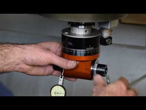 How to Align the Axis of an Angle Head on a Machining Center