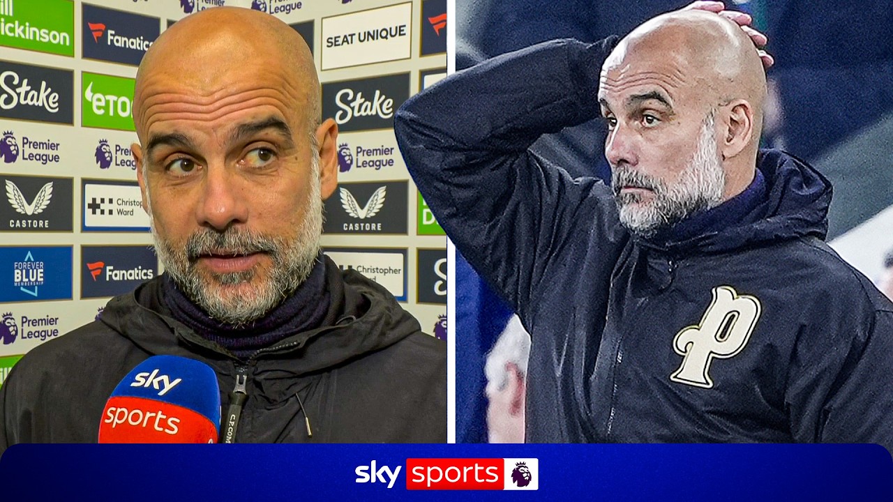 Pep Guardiola's FULL post-match interview after Everton 3-3 Man City 🎙️