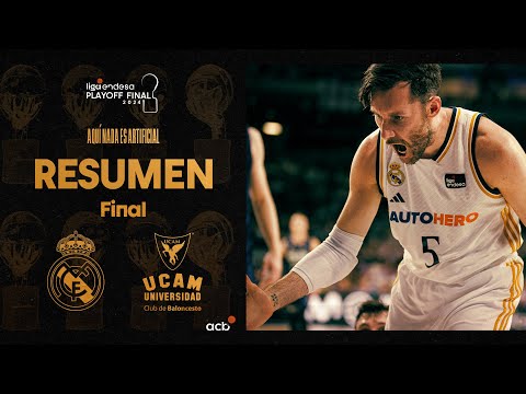 Resumen Real Madrid 79 - UCAM Murcia 63 (2º Playoff Final)