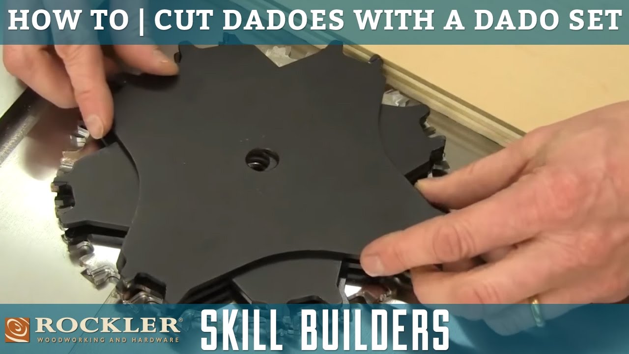 How to Cut Dadoes with a Table Saw and Dado Set | Rockler Skill Builders