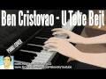 PIANO Ben Cristovao - U Tebe Bejt COVER 